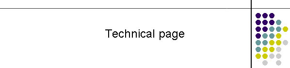 Technical page